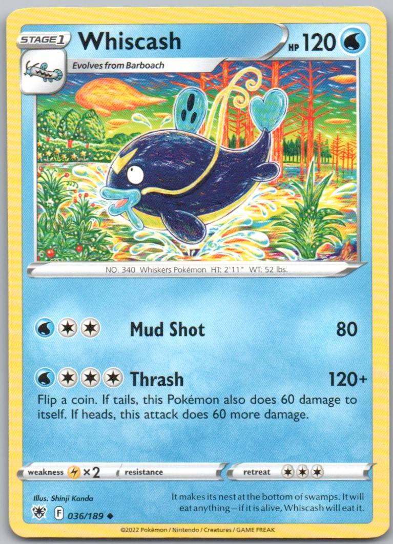 Whiscash 036 Normal Water Card - Astral Radiance