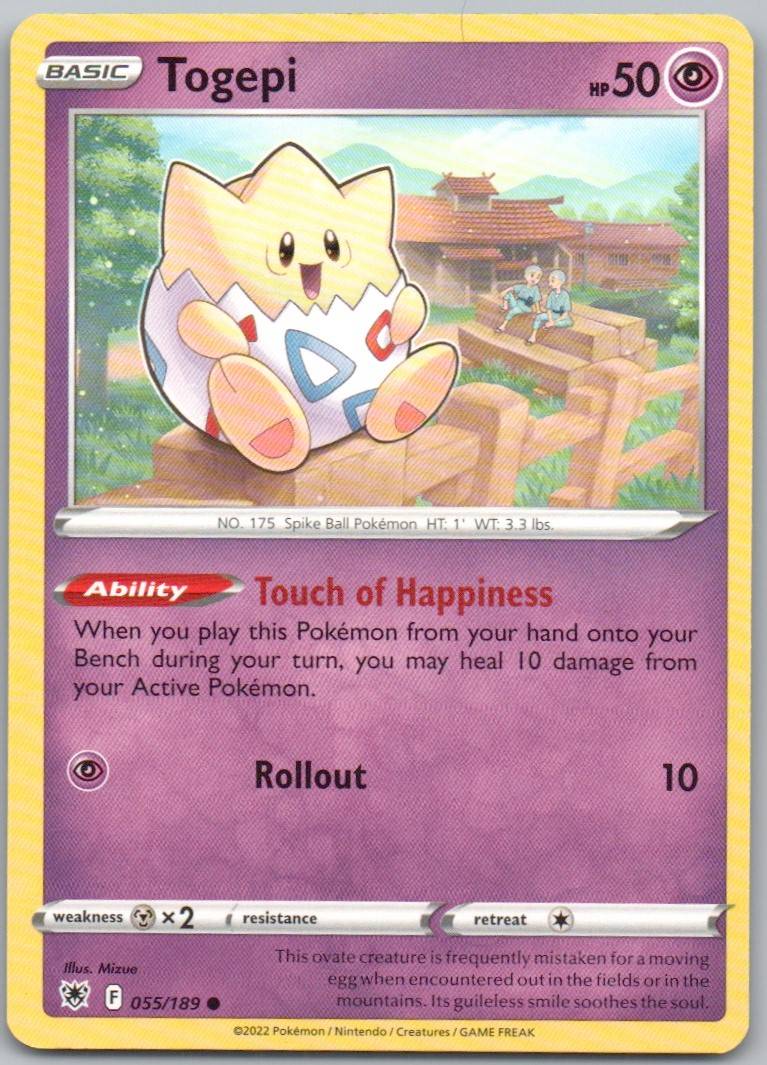 Togepi 055 Normal Psychic Card - Astral Radiance
