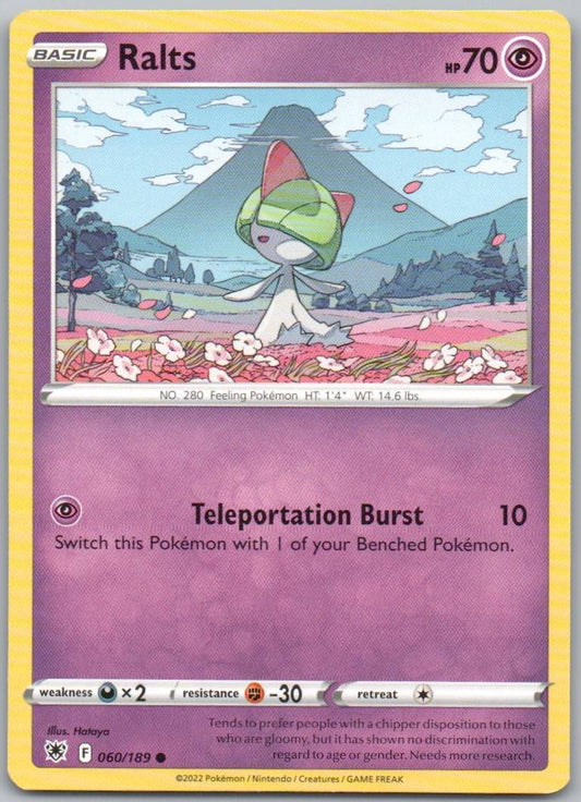 Ralts 060 Normal Psychic Card - Astral Radiance