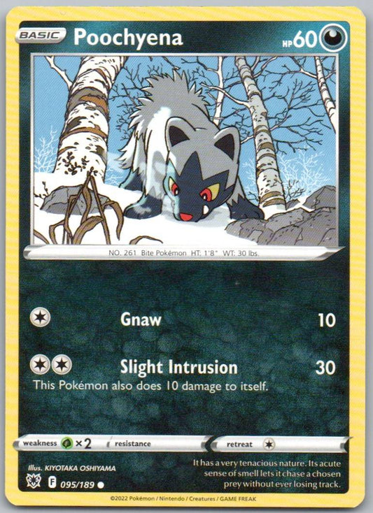 Poochyena 095 Normal Darkness Card - Astral Radiance