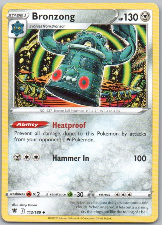 Bronzong 112 Normal Steel Card - Astral Radiance