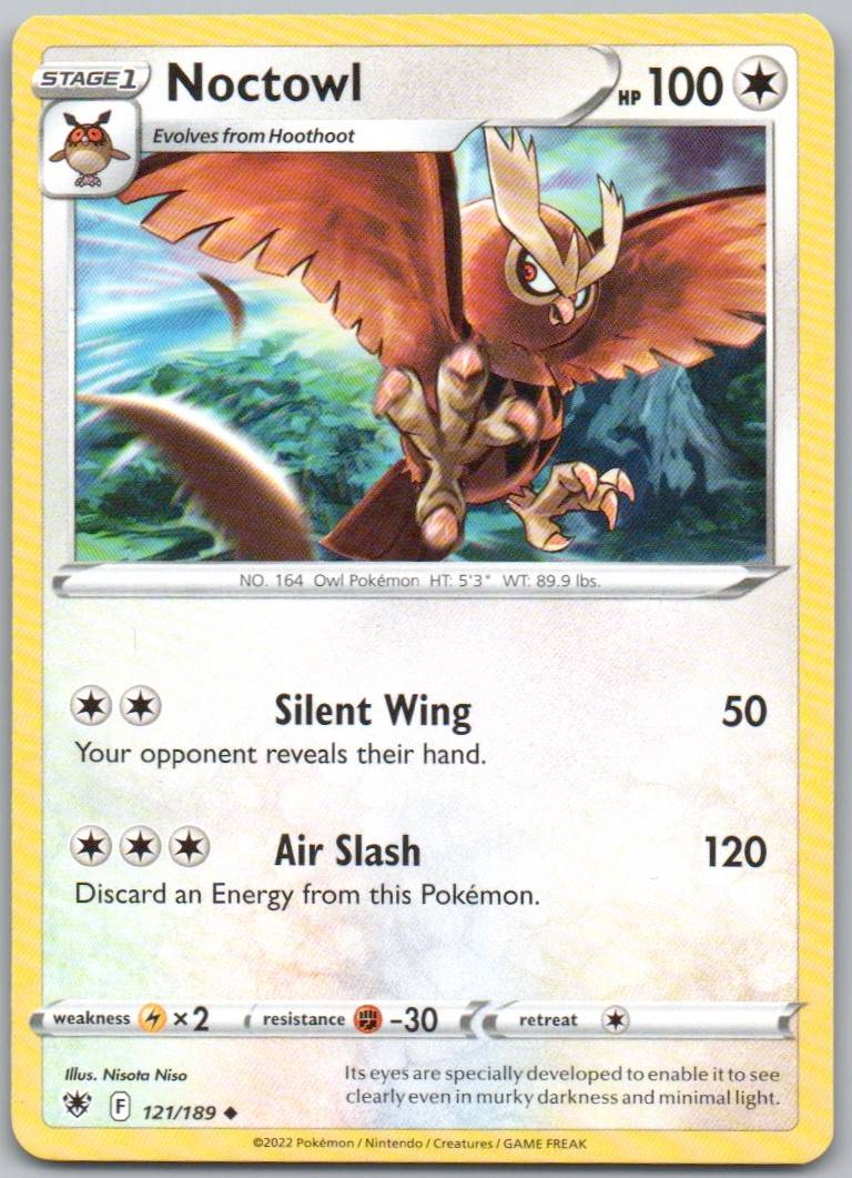 Noctowl 121 Normal Colorless Card - Astral Radiance