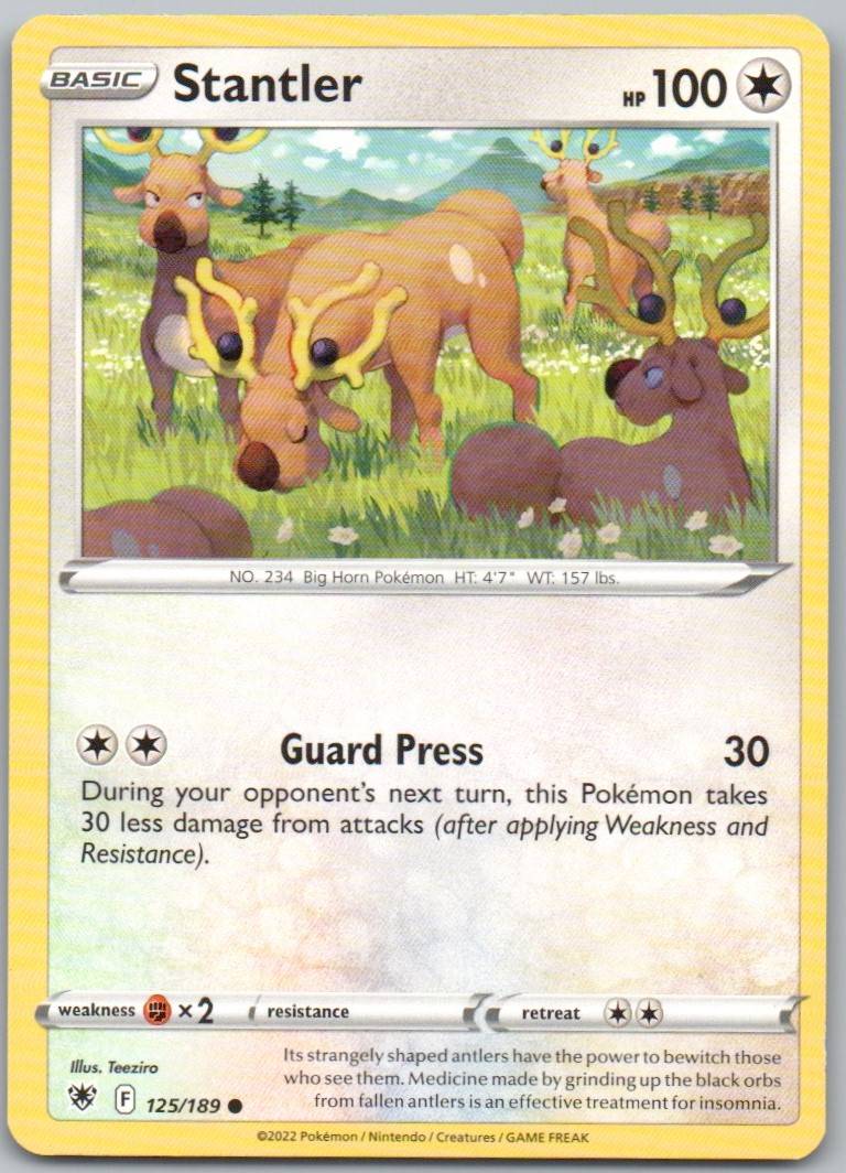 Stantler 125 Normal Colorless Card - Astral Radiance