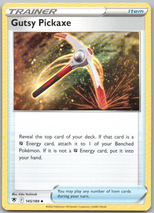 Gutsy Pickaxe 145 Normal Trainer Card - Astral Radiance