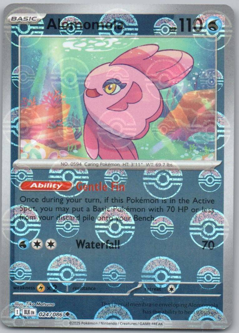 024 - Alomomola - Poke Ball