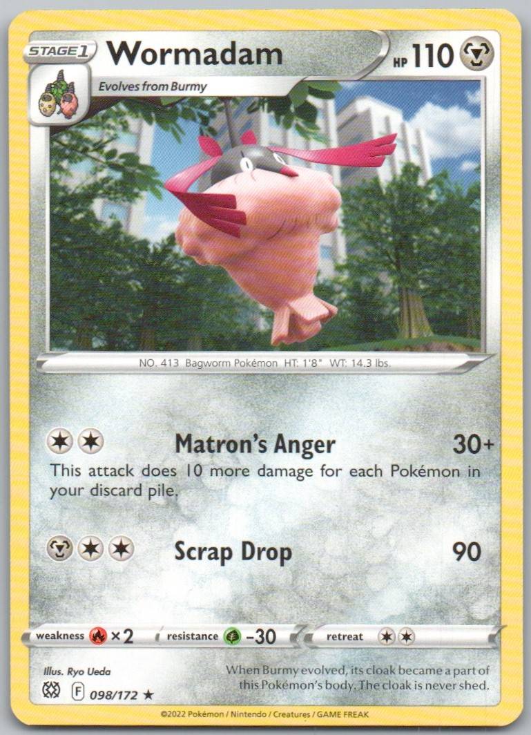 Wormadam 098 Normal Steel Card - Brilliant Stars