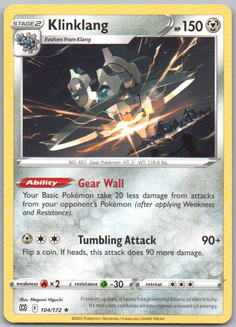 Klinklang 104 Normal Steel Card - Brilliant Stars