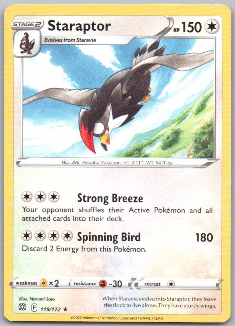 Staraptor 119 Normal Colorless Card - Brilliant Stars