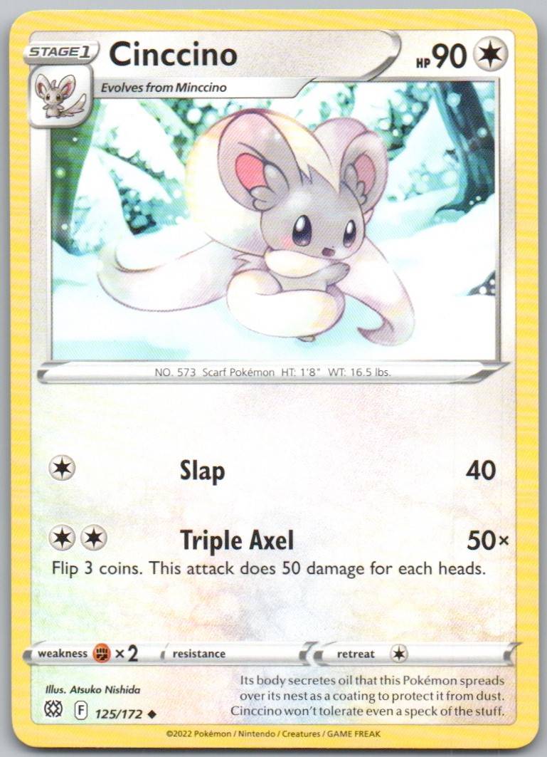Cinccino 125 Normal Colorless Card - Brilliant Stars