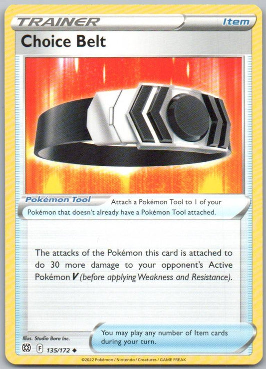 Choice Belt 135 Normal Trainer Card - Brilliant Stars