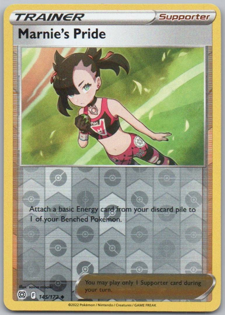 Marnie's Pride 145 Reverse Holo Trainer Card - Brilliant Stars