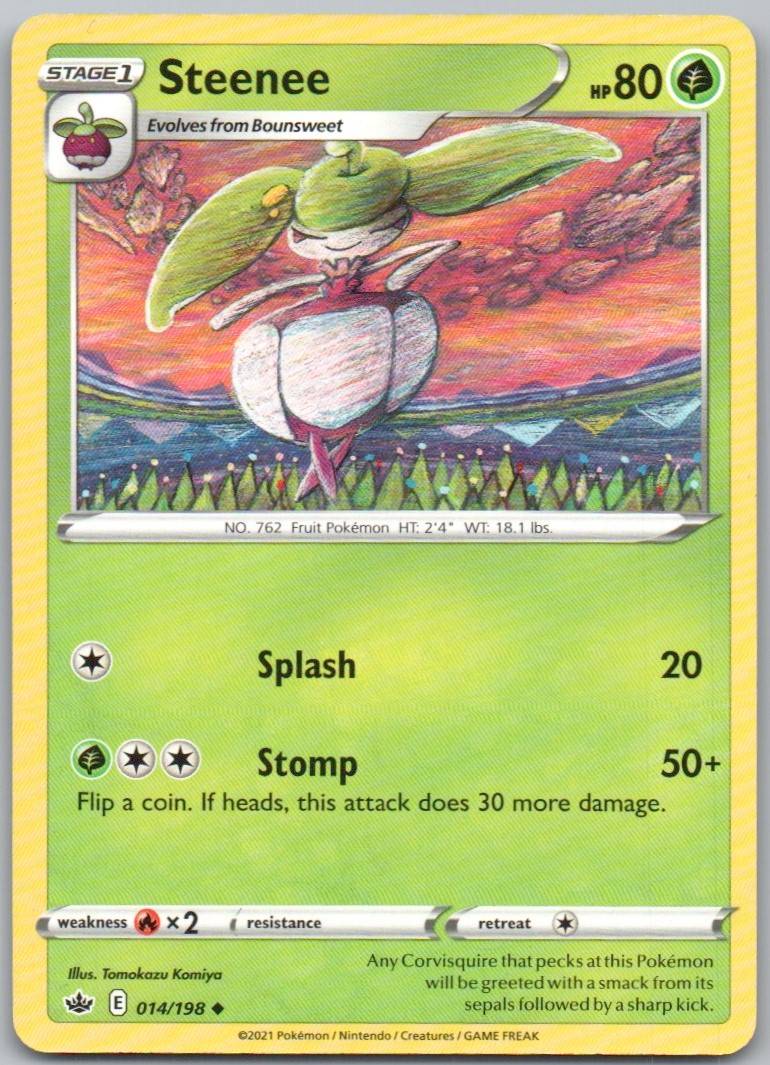 Steenee 014 Normal Grass Card - Chilling Reign