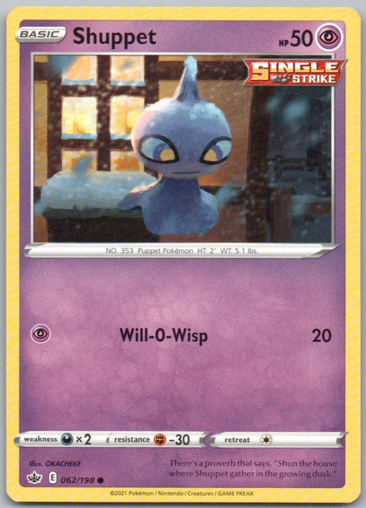 Shuppet 062 Normal Psychic Card - Chilling Reign