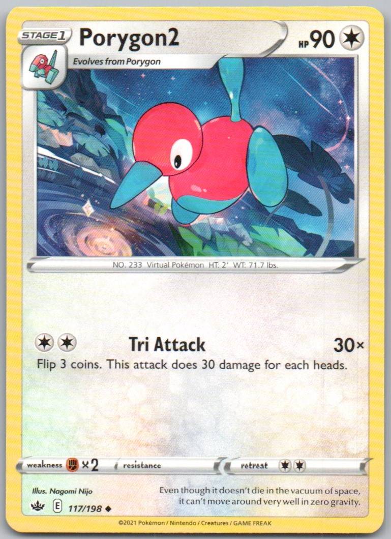 Porygon2 117 Normal Colorless Card - Chilling Reign