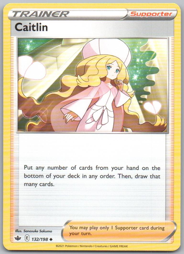 Caitlin 132 Normal Trainer Card - Chilling Reign