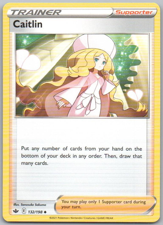 Caitlin 132 Normal Trainer Card - Chilling Reign