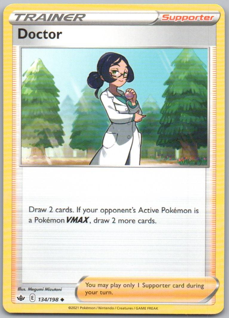 Doctor 134 Normal Trainer Card - Chilling Reign