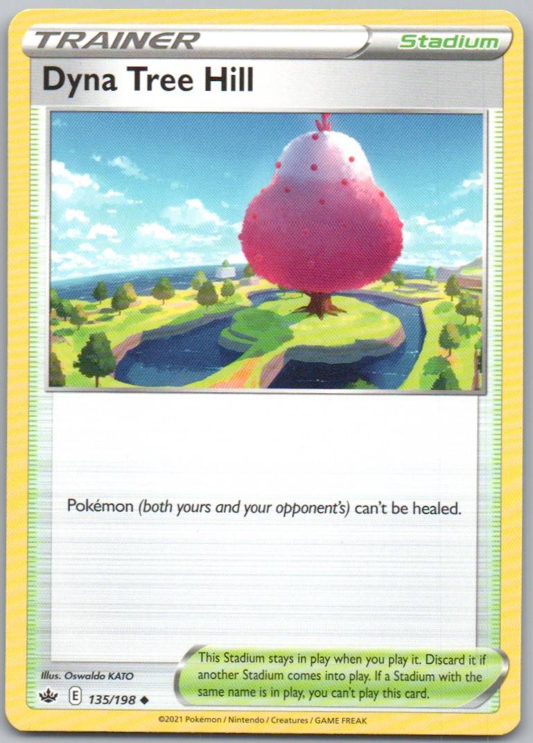 Dyna Tree Hill 135 Normal Trainer Card - Chilling Reign