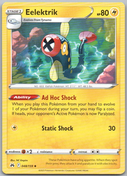 Eelektrik 048 Normal Lightning Card - Crown Zenith