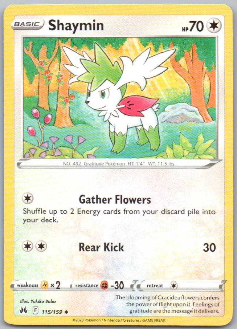 Chatot 112 Normal Colorless Card - Crown Zenith