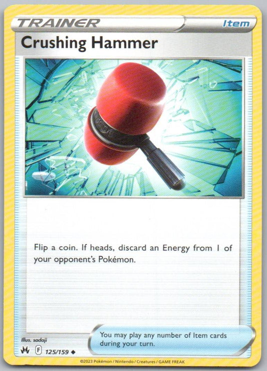 Crushing Hammer 125 Normal Trainer Card - Crown Zenith