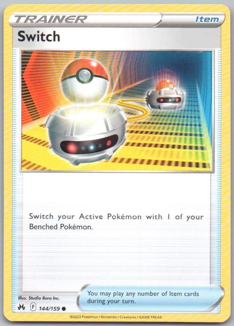Switch 144 Normal Trainer Card - Crown Zenith