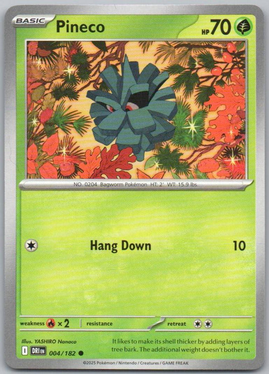 Shroomish 005 Reverse Holo Grass Card - Destined Rivals