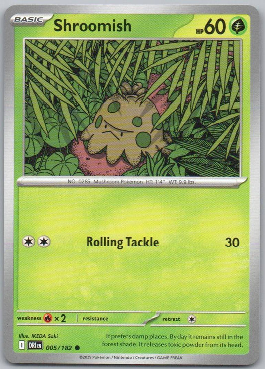 Breloom 006 Reverse Holo Grass Card - Destined Rivals