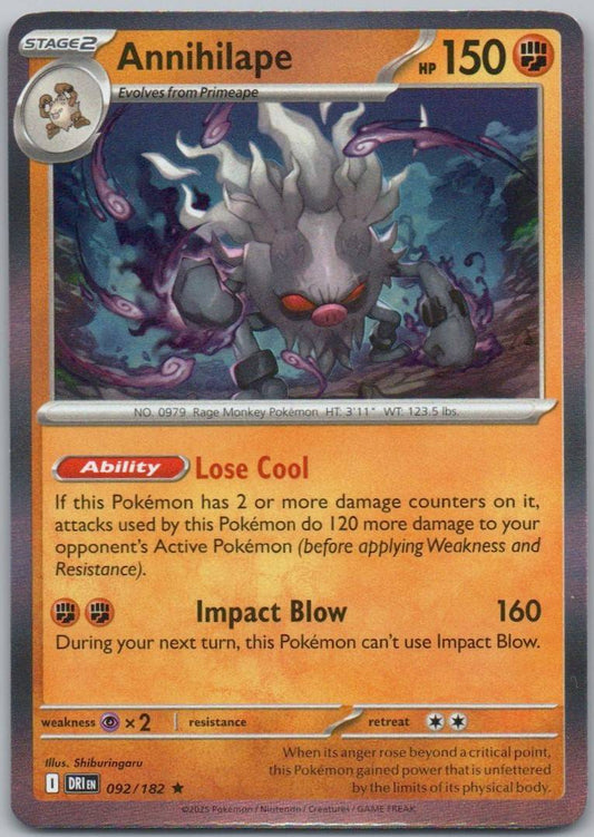 Regirock EX 101 Reverse Holo Fighting Card - Destined Rivals
