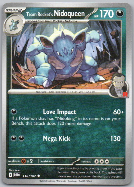 Team Rocket's Sneasel 128 Reverse Holo Darkness Card - Destined Rivals