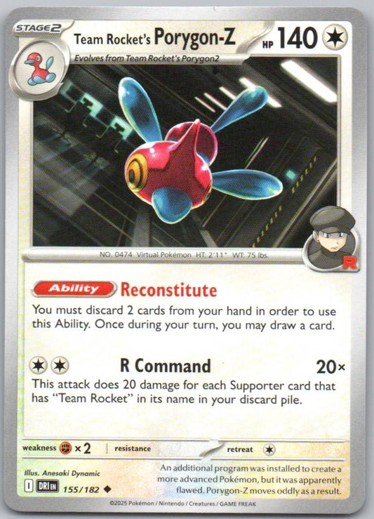 Team Rocket's Ariana 171 Reverse Holo Trainer Card - Destined Rivals