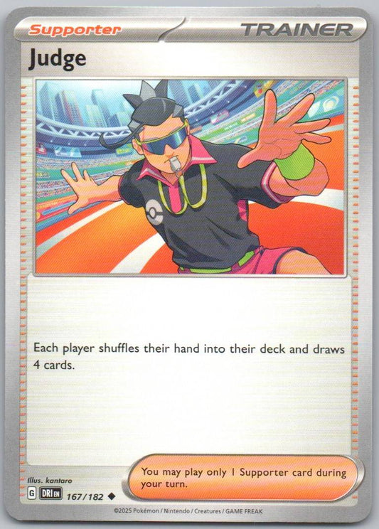 Judge 167 Normal Trainer Card - Destined Rivals