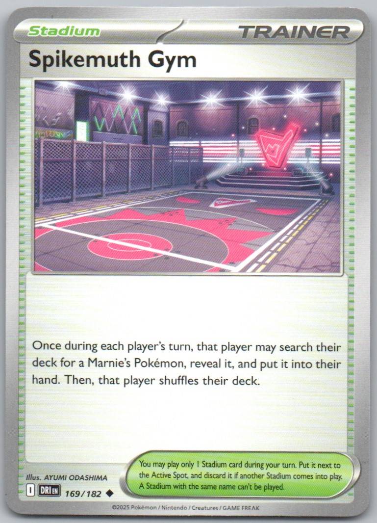 Spikemuth Gym 169 Normal Trainer Card - Destined Rivals