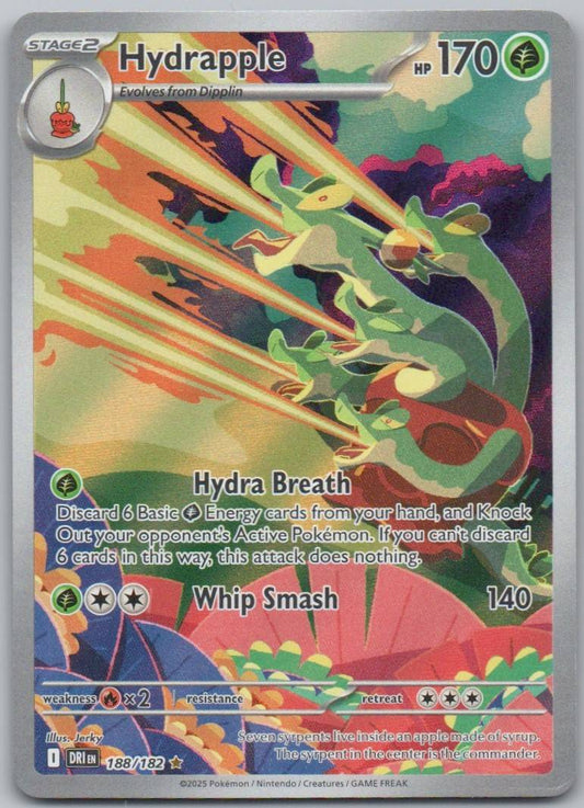 Hydrapple 188 Holo Grass Card - Destined Rivals