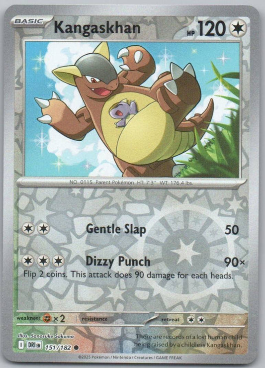 Kangaskhan 151 Reverse Holo Colorless Card - Destined Rivals