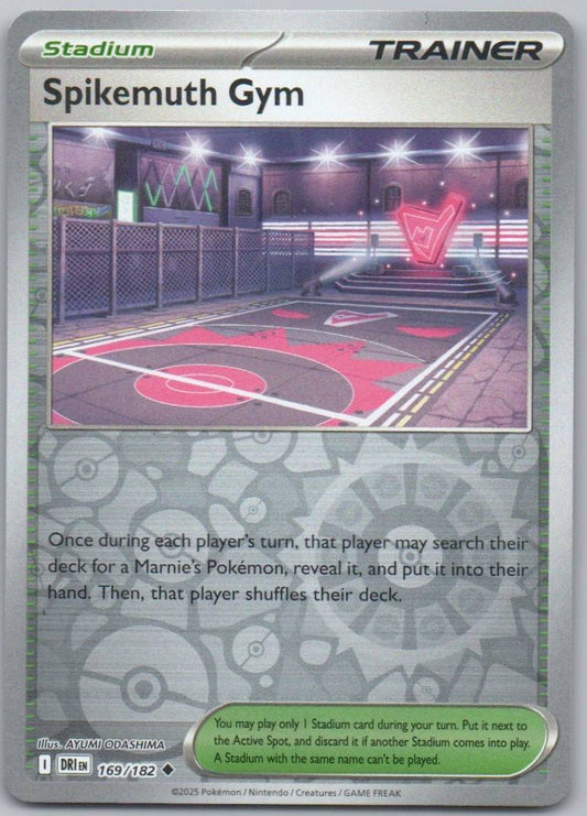 Spikemuth Gym 169 Reverse Holo Trainer Card - Destined Rivals