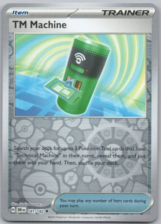 TM Machine 181 Reverse Holo Trainer Card - Destined Rivals
