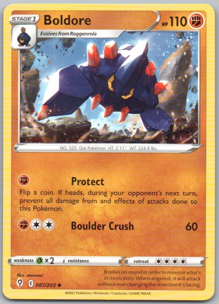 Boldore 087 Normal Fighting Card - Evolving Skies