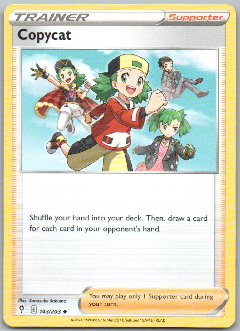 Copycat 143 Normal Trainer Card - Evolving Skies