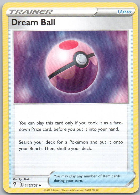 Dream Ball 146 Normal Trainer Card - Evolving Skies