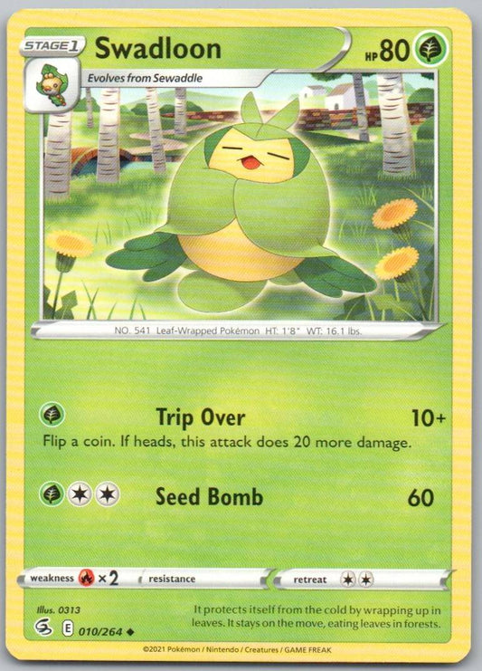 Swadloon 010 Normal Grass Card - Fusion Strike