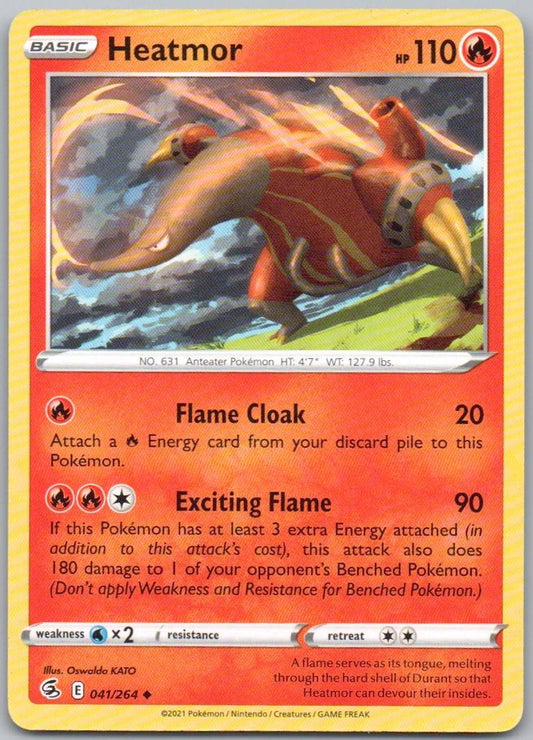 Heatmor 041 Normal Fire Card - Fusion Strike