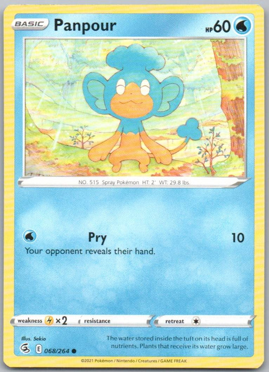Panpour 068 Normal Water Card - Fusion Strike