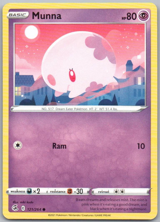 Munna 121 Normal Psychic Card - Fusion Strike