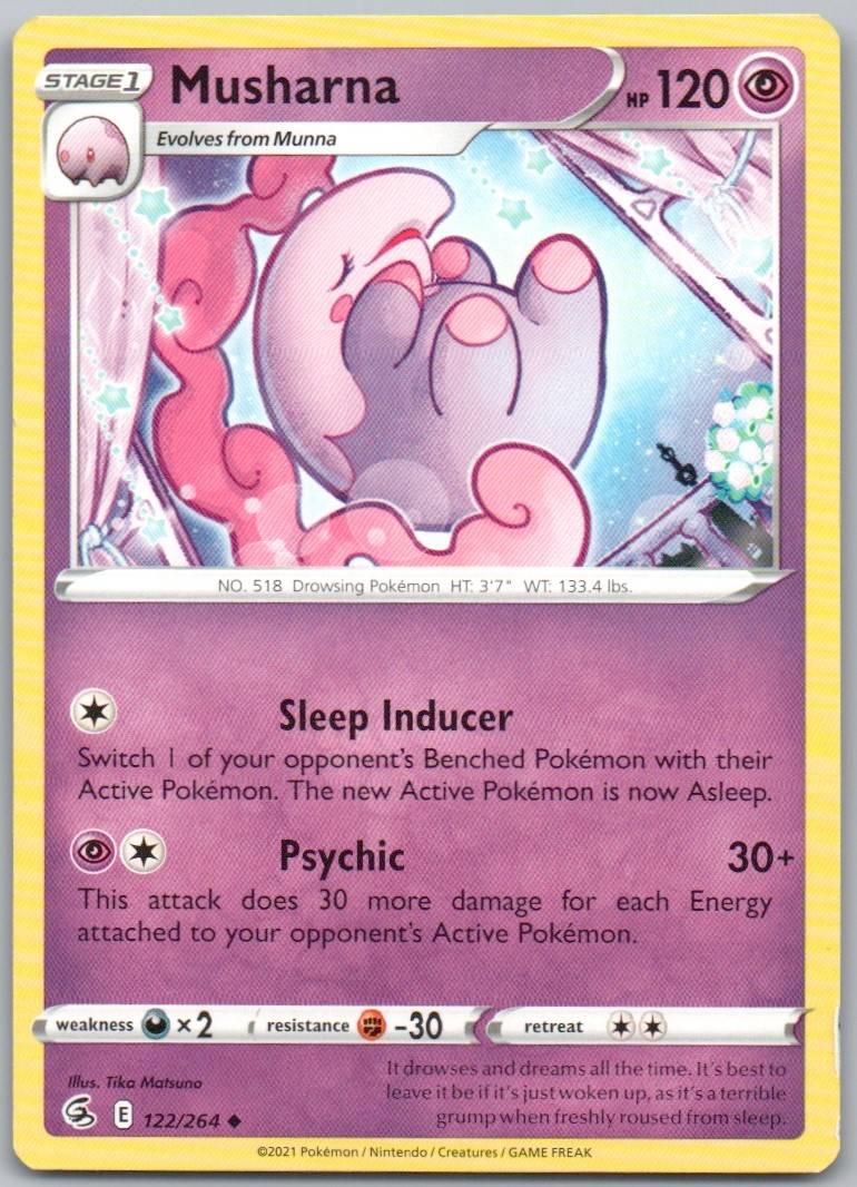 Musharna 122 Normal Psychic Card - Fusion Strike