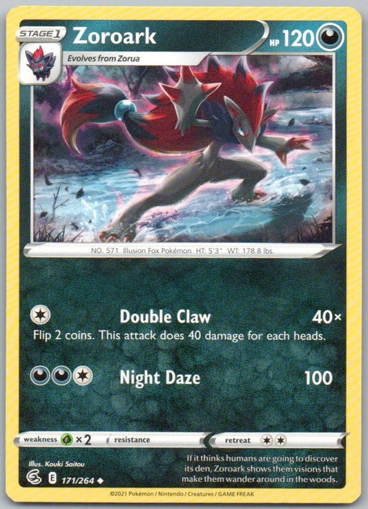 Zoroark 171 Normal Darkness Card - Fusion Strike
