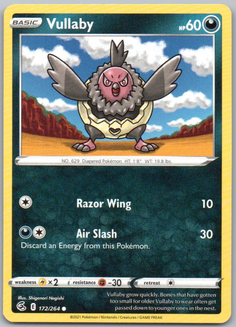 Vullaby 172 Normal Darkness Card - Fusion Strike