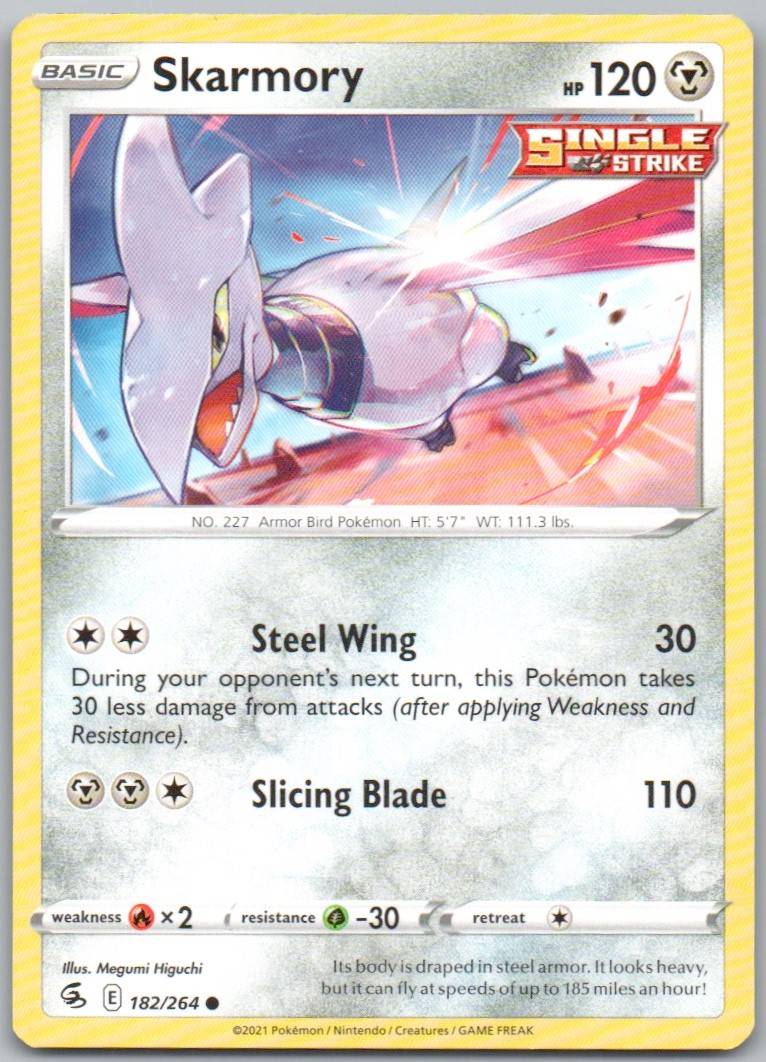 Skarmory 182 Normal Steel Card - Fusion Strike