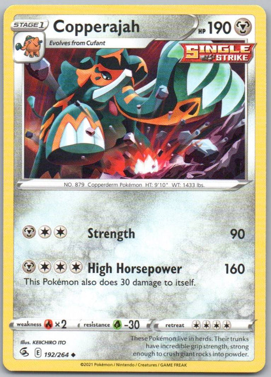Copperajah 192 Normal Steel Card - Fusion Strike