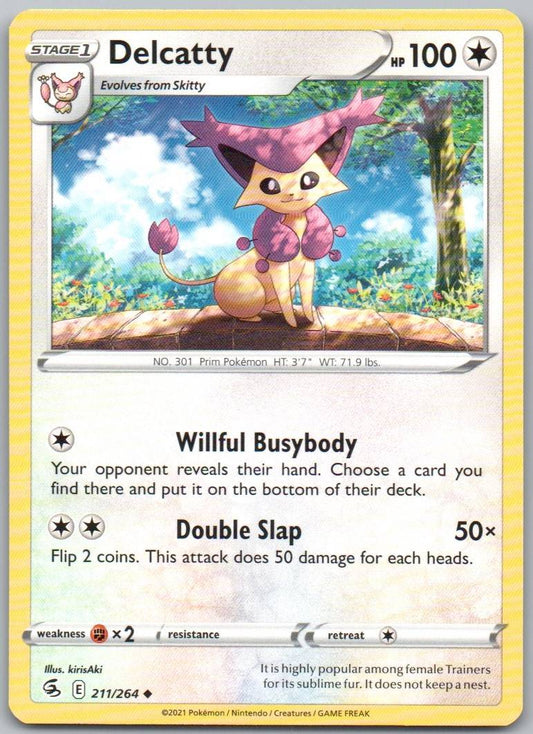 Delcatty 211 Normal Colorless Card - Fusion Strike